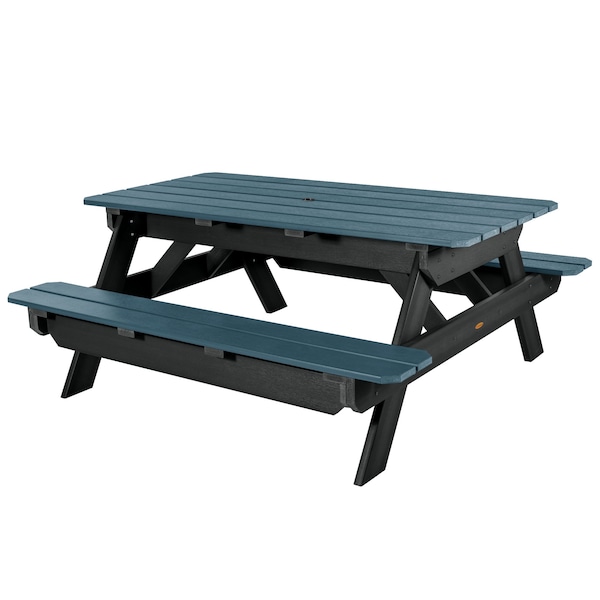 Highwood Usa Rectangle Hometown Picnic Table, Shale, 6 ft L, 30 in H Overall AD-TBL-HI02-SHL - main